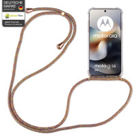 Handykett für Motorola Moto G56 5G Hülle mit Kordel Handyhülle mit Band in Rainbow