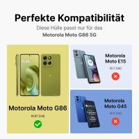 Handykett für Motorola Moto G86 5G Hülle mit...