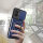 Outdoor Panzer Hülle für Motorola Moto G55 Handyhülle mit Kameraschutz Ringhalter in Blau