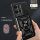 Outdoor Panzer Hülle für Motorola Moto G75 Handyhülle mit Kameraschutz Ringhalter in Schwarz