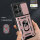 Outdoor Panzer Hülle für Motorola Moto G75 Handyhülle mit Kameraschutz Ringhalter in Rosegold