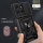 Outdoor Panzer Hülle für Motorola Moto G56 Handyhülle mit Kameraschutz Ringhalter in Schwarz