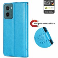 Hülle für Motorola Moto G05 / Moto E15 Handyhülle mit [Standfunktion][Kartenfächern] in Blau