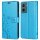 Hülle für Motorola Moto G05 / Moto E15 Handyhülle mit [Standfunktion][Kartenfächern] in Blau