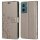 Hülle für Motorola Moto G05 / Moto E15 Handyhülle mit [Standfunktion][Kartenfächern] in Grau