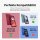 Hülle für Motorola Moto G05 / Moto E15 Handyhülle mit [Standfunktion][Kartenfächern] in Rosegold