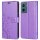 Hülle für Motorola Moto G05 / Moto E15 Handyhülle mit [Standfunktion][Kartenfächern] in Lila
