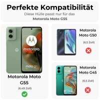 Hülle für Motorola Moto G55 Handyhülle mit...