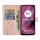 Hülle für Motorola Moto G55 Handyhülle mit [Standfunktion][Kartenfächern] in Rosegold