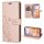 Hülle für Motorola Moto G85 Handyhülle mit [Standfunktion][Kartenfächern] in Rosegold