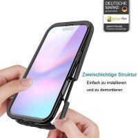 Schutz Hülle Handy Tasche 360 Grad TPU vollschutz mit Integriertem Displayschutz für iPhone 17 Air
