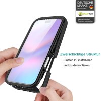 Schutz Hülle Handy Tasche 360 Grad TPU vollschutz mit Integriertem Displayschutz für iPhone 17 Pro Max