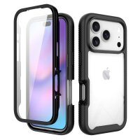 Schutz Hülle Handy Tasche 360 Grad TPU vollschutz mit Integriertem Displayschutz für iPhone 17 Pro Max