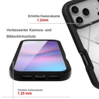Schutz Hülle Handy Tasche 360 Grad TPU vollschutz mit Integriertem Displayschutz für iPhone 17 Pro Max