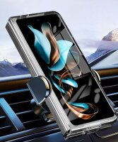 Handyhülle mit integrierter Magnet für Samsung Galaxy Z Fold 5 Handyhülle Bumper Transparent