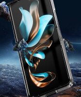 Handyhülle mit integrierter Magnet für Samsung Galaxy Z Fold 6 Handyhülle Bumper Transparent