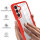 360° Hülle für Samsung Galaxy A16 / A17, 360 Grad Handyhülle mit Integriertem Displayschutz in Rot