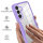 360° Hülle für Samsung Galaxy A16 / A17, 360 Grad Handyhülle mit Integriertem Displayschutz in Lila