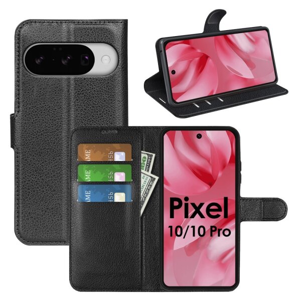 Hülle für Google Pixel 10 / 10 Pro Handy Tasche Handyhülle Klapphülle Flip Cover Case Etui
