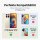 Handy Tasche für ZTE Blade V70 Handyhülle Flip Cover Wallet Case Hülle Etui Schwarz