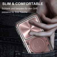 Outdoor Panzer Hülle für ZTE Blade V70 Handyhülle mit Slide Kameraschutz Ringhalter Bumper in Rosegold