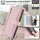 Handykette für Motorola Moto G56 Hülle mit Band Handyhülle Kartenfächer Leder Umhängetasch in Rosa