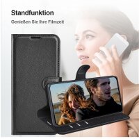 Hülle für Xiaomi Redmi 15 Handyhülle Handy Tasche Klapphülle Flipcase Wallet Case Etui Schwarz