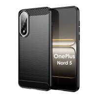 Hülle für OnePlus Nord 5 Carbon Outdoor Handyhülle Bumper Case Cover Handy Tasche TPU