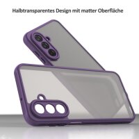 Handyhülle für Samsung Galaxy A17 5G Stoßfest Matt Back Cover Lila