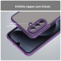 Handyhülle für Samsung Galaxy A17 5G Stoßfest Matt Back Cover Lila