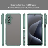 Handyhülle für Samsung Galaxy A17 5G Stoßfest Matt Back Cover Grün