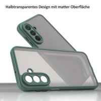 Handyhülle für Samsung Galaxy A17 5G Stoßfest Matt Back Cover Grün