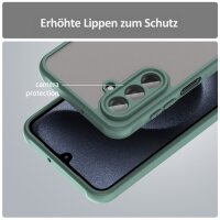 Handyhülle für Samsung Galaxy A17 5G Stoßfest Matt Back Cover Grün