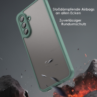 Handyhülle für Samsung Galaxy A17 5G Stoßfest Matt Back Cover Grün