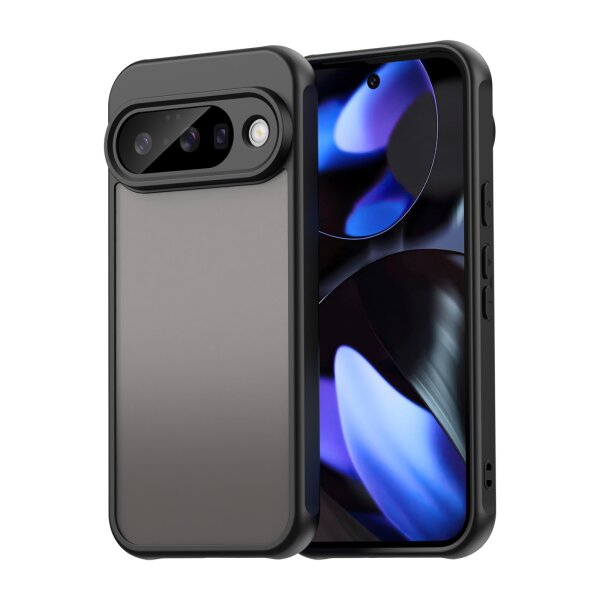 Handyhülle für Google Pixel 10 Pro XL Stoßfest Matt Back Cover Schwarz