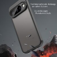 Handyhülle für Google Pixel 10 Pro Stoßfest Matt Back Cover Schwarz