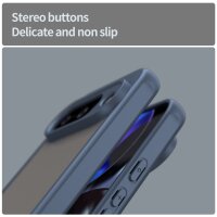 Handyhülle für Google Pixel 10 Pro Stoßfest Matt Back Cover Blau