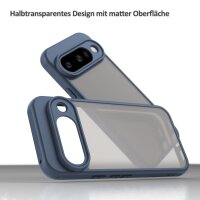 Handyhülle für Google Pixel 10 Pro Stoßfest Matt Back Cover Blau