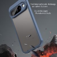 Handyhülle für Google Pixel 10 Pro Stoßfest Matt Back Cover Blau