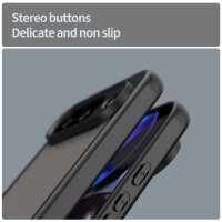 Handyhülle für Google Pixel 10 Stoßfest Matt Back Cover Schwarz
