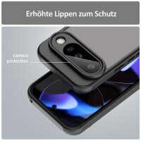 Handyhülle für Google Pixel 10 Stoßfest Matt Back Cover Schwarz