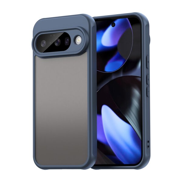 Handyhülle für Google Pixel 10 Stoßfest Matt Back Cover Blau
