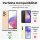 Handykette für Samsung Galaxy A53 Hülle mit Band Handyhülle Kartenfächer PU Leder Umhängetasche in Grau