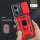Outdoor Panzer Hülle für Xiaomi Redmi 15C (173cm) Handyhülle Kameraschutz Ringhalter in Rot