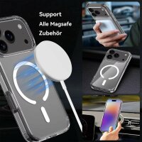 Hülle mit integrierter Magnet für iPhone 17 Pro Handyhülle Bumper Transparent