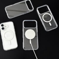 Hülle mit integrierter Magnet für iPhone 17 Air Handyhülle Bumper Transparent