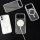 Hülle mit integrierter Magnet für iPhone 17 Air Handyhülle Bumper Transparent