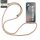 Handykette für Samsung Galaxy S25 FE Handyhülle mit Band Case Hülle mit Kordel Hand Beige / Braun