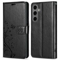 Handy Tasche für Samsung Galaxy S25 FE Hülle Handyhülle Klapphülle Wallet Case in Schwarz