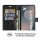 Handy Tasche für Samsung Galaxy S25 FE Hülle Handyhülle Klapphülle Wallet Case in Schwarz